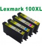 Pack de 4 cartouches Lexmark 100XL 