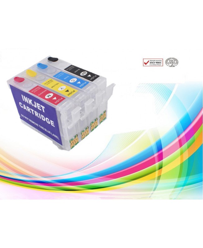 Pack de 10 cartouches d'encre compatibles avec les imprimantes Epson