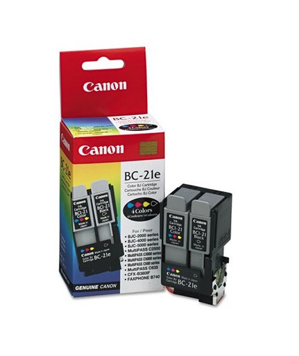 Pack Cartouches + tetes Canon BCI21e