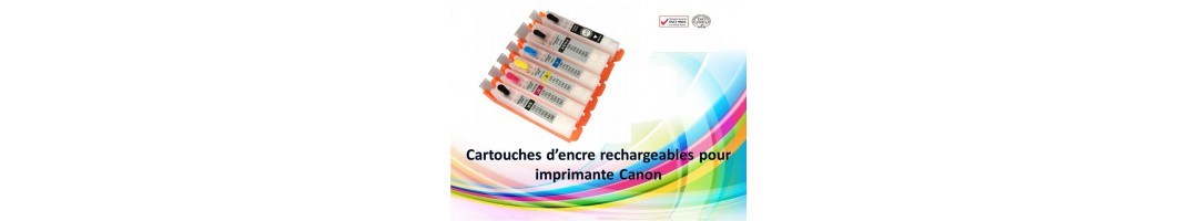 cartouches rechargeables Canon,remplir cartouches canon,recharger canon