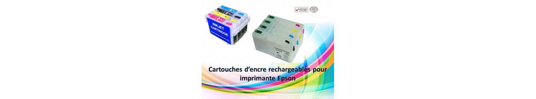 cartouches rechargeables EPSON,remplir cartouches epson,encre epson