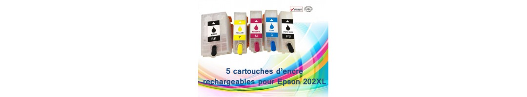 cartouches rechargeables Epson T202xl , cartouches epson T202XL 